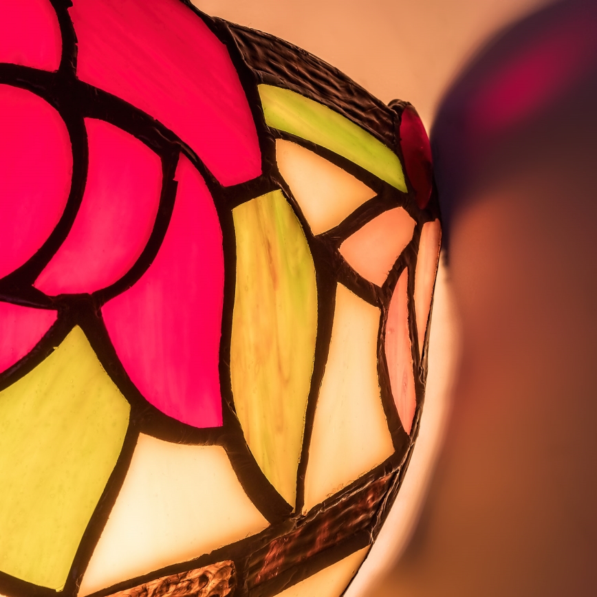 Brilagi - Applique da parete in vetro Tiffany GARLAN 1xE14/40W/230V