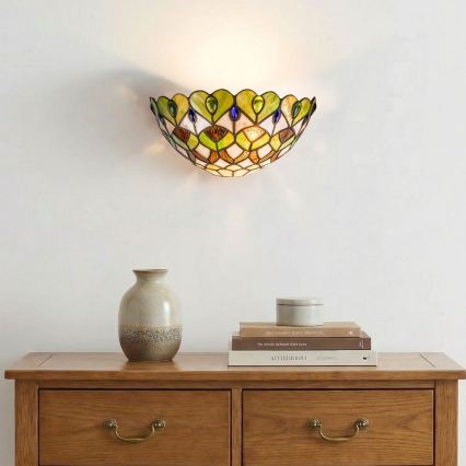 Brilagi - Applique da parete in vetro Tiffany MARGARET 1xE27/40W/230V