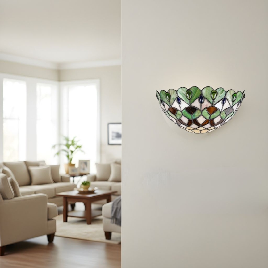 Brilagi - Applique da parete in vetro Tiffany MARGARET 1xE27/40W/230V