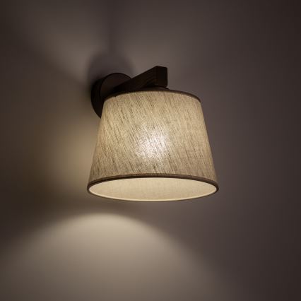 Brilagi - Applique da parete LATTE 1xE27/60W/230V pino/beige