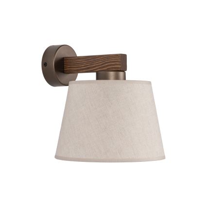Brilagi - Applique da parete LATTE 1xE27/60W/230V pino/beige