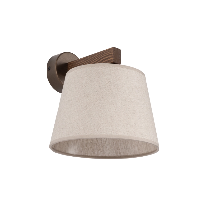 Brilagi - Applique da parete LATTE 1xE27/60W/230V pino/beige