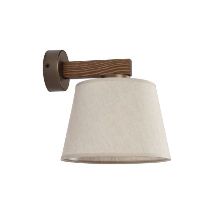 Brilagi - Applique da parete LATTE 1xE27/60W/230V pino/beige