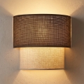 Brilagi - Applique da parete LED BOHO ECO 1xE27/10W/230V marrone/crema