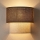 Brilagi - Applique da parete LED BOHO ECO 1xE27/10W/230V marrone/crema