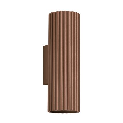 Brilagi - Applique da parete LED CRESTO 2xGU10/10W/230V 20 cm marrone
