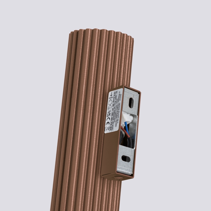 Brilagi - Applique da parete LED CRESTO 2xGU10/10W/230V 20 cm marrone
