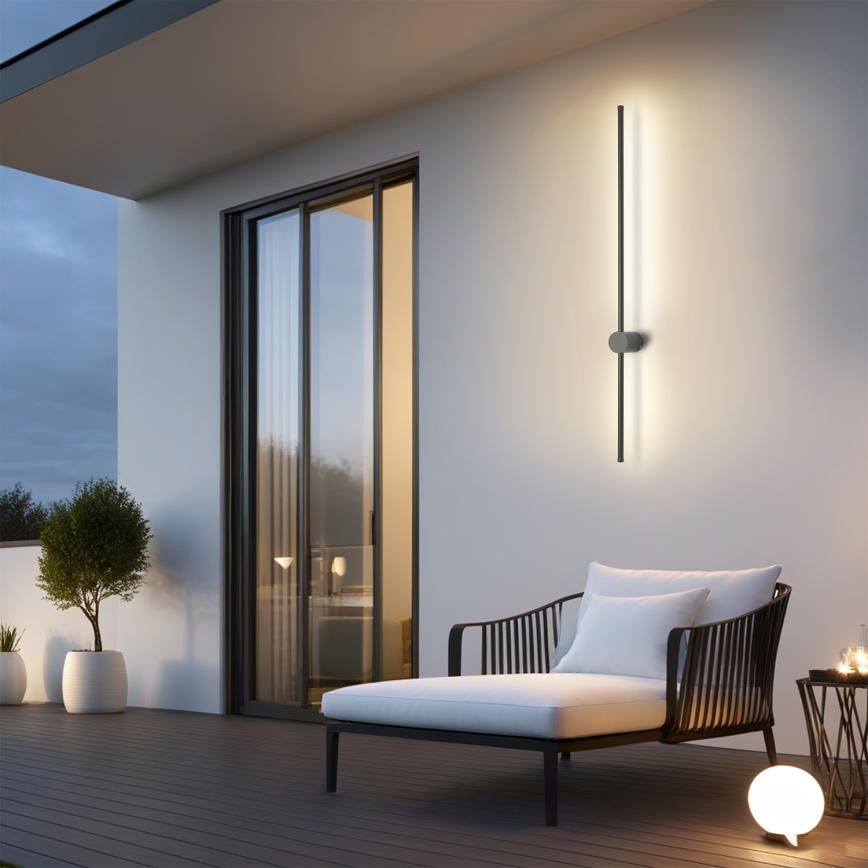 Brilagi - LED Applique da esterno AURA LED/20W/230V 3000K IP54 97 cm antracite