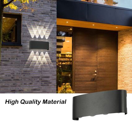 Brilagi - Applique da parete LED per esterni FLAREBOX LED/8W/230V nero IP65