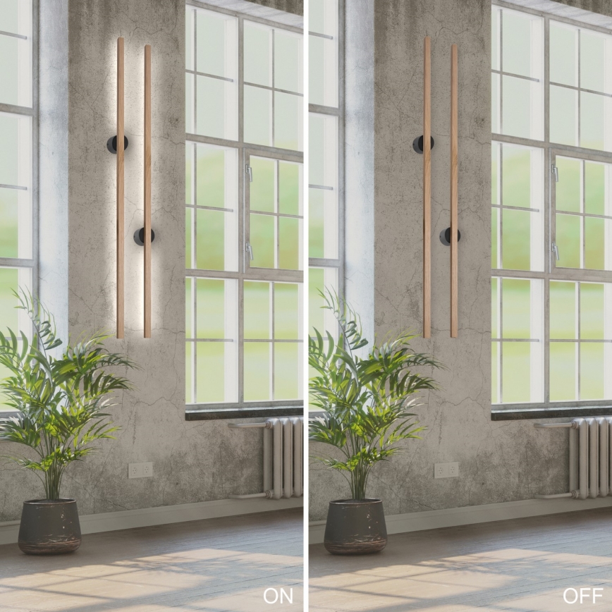 Brilagi - Applique da parete LED WOODY LINE 7W/230V 4000K 60 cm rovere