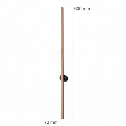 Brilagi - Applique da parete LED WOODY LINE 7W/230V 4000K 60 cm rovere
