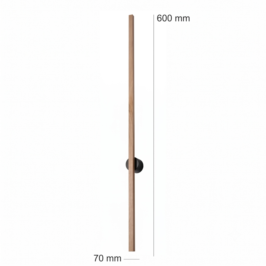 Brilagi - Applique da parete LED WOODY LINE 7W/230V 4000K 60 cm rovere