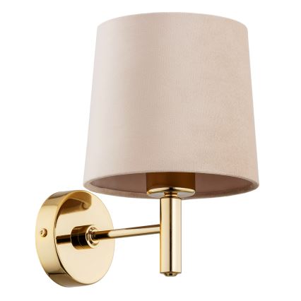 Brilagi - Applique da parete MONTE 1xE27/15W/230V beige/oro