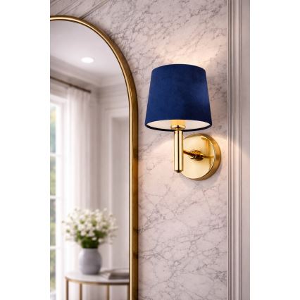 Brilagi - Applique da parete MONTE 1xE27/15W/230V blu/oro