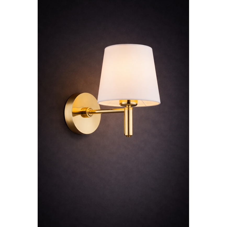Brilagi - Applique da parete MONTE 1xE27/15W/230V crema/oro