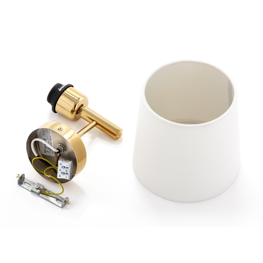 Brilagi - Applique da parete MONTE 1xE27/15W/230V crema/oro