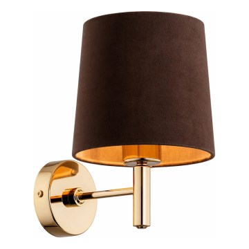 Brilagi - Applique da parete MONTE 1xE27/15W/230V marrone/oro