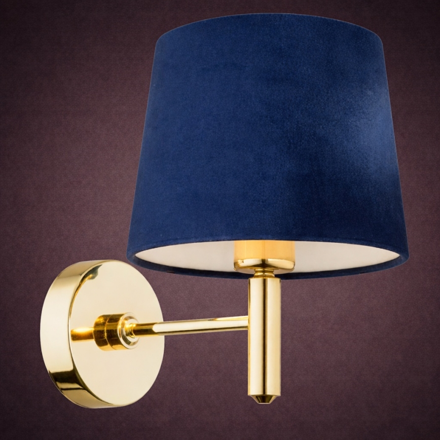 BRILAGI - Applique da parete MONTE 1xE27/60W/230V blu/oro