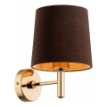 Brilagi - Applique da parete MONTE 1xE27/60W/230V marrone/oro