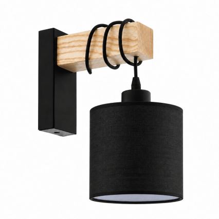 BRILAGI - Applique da parete NUBILA 1xE27/60W/230V marrone/nero