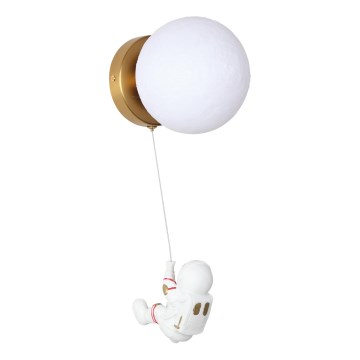 Brilagi - Applique da parete per bambini ASTRO 1xE14/15W/230V bianca