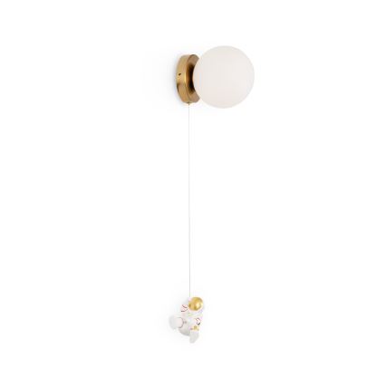 Brilagi - Applique da parete per bambini ASTRO 1xE14/15W/230V bianca