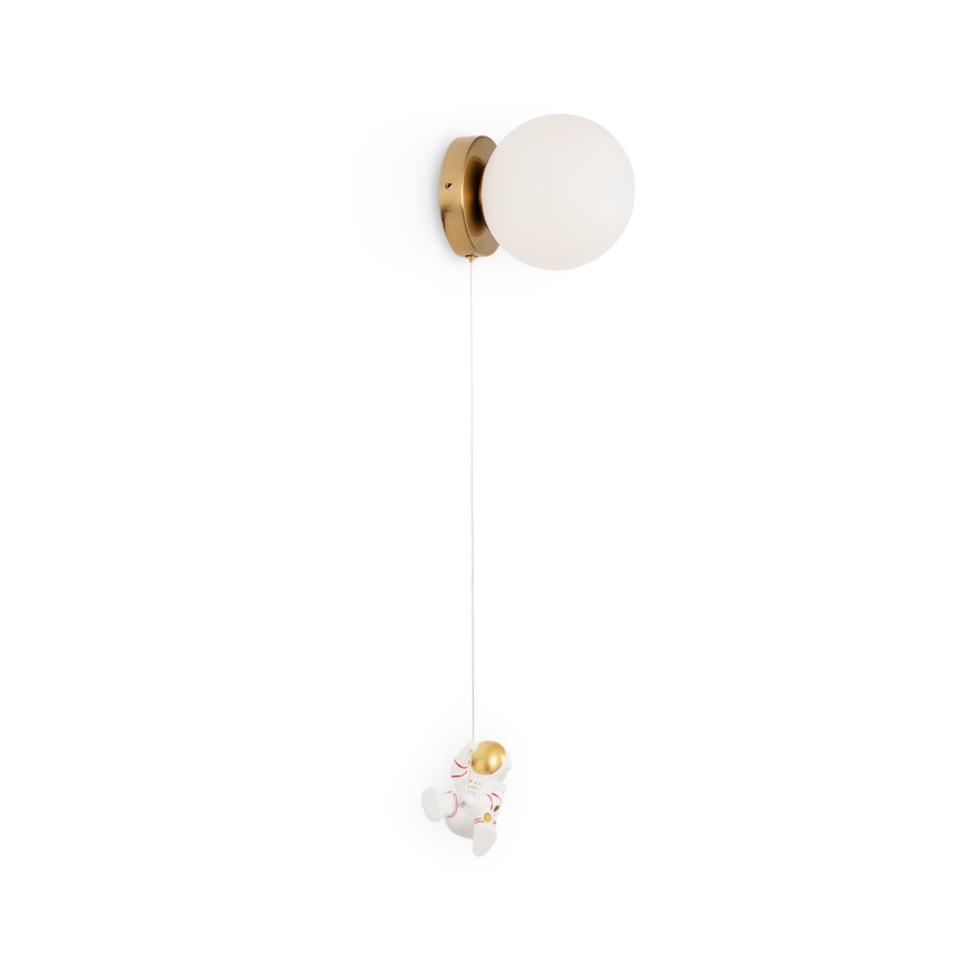 Brilagi - Applique da parete per bambini ASTRO 1xE14/15W/230V bianca
