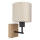 Brilagi - Applique da parete per bambini BOBO WOOD 1xE27/25W/230V rovere/nera/beige/a pois