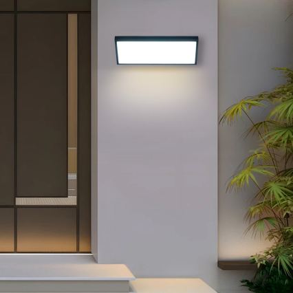Brilagi - Applique da esterno a LED con sensore TRIANGLE LED/42W/230V 45 cm nero IP65