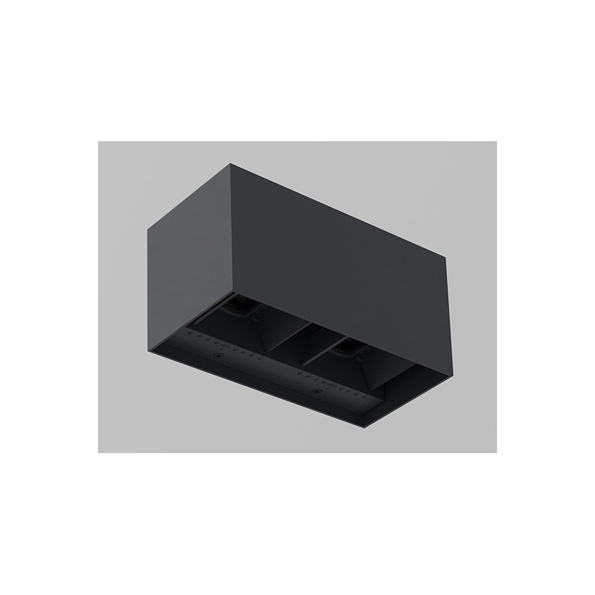 Brilagi - Applique da parete per esterni DOUBLE CUBE LED/12W/230V antracite IP65