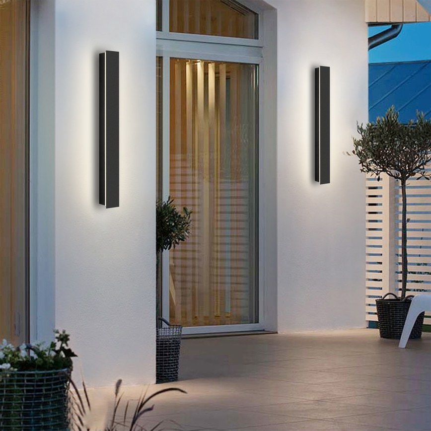 Brilagi - Applique da esterno LINEAR LED/12W/230V 4000K IP65 50 cm nero CRI 90