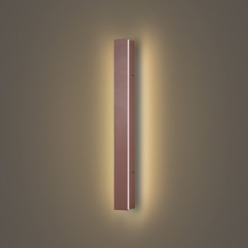 Brilagi - Applique da parete per esterni LINEAR LED, 12W, 230V, 3000K, IP65, 50 cm, marrone, CRI 90
