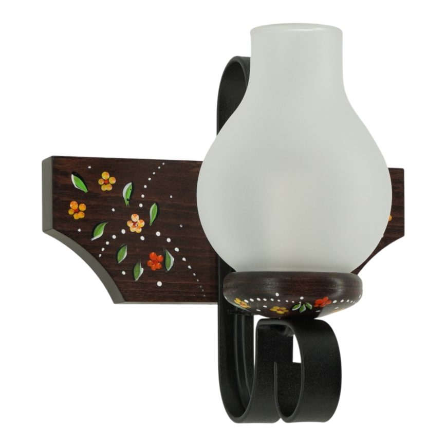 Brilagi - Applique da parete QUEEN 1xE14/40W/230V faggio/wengé