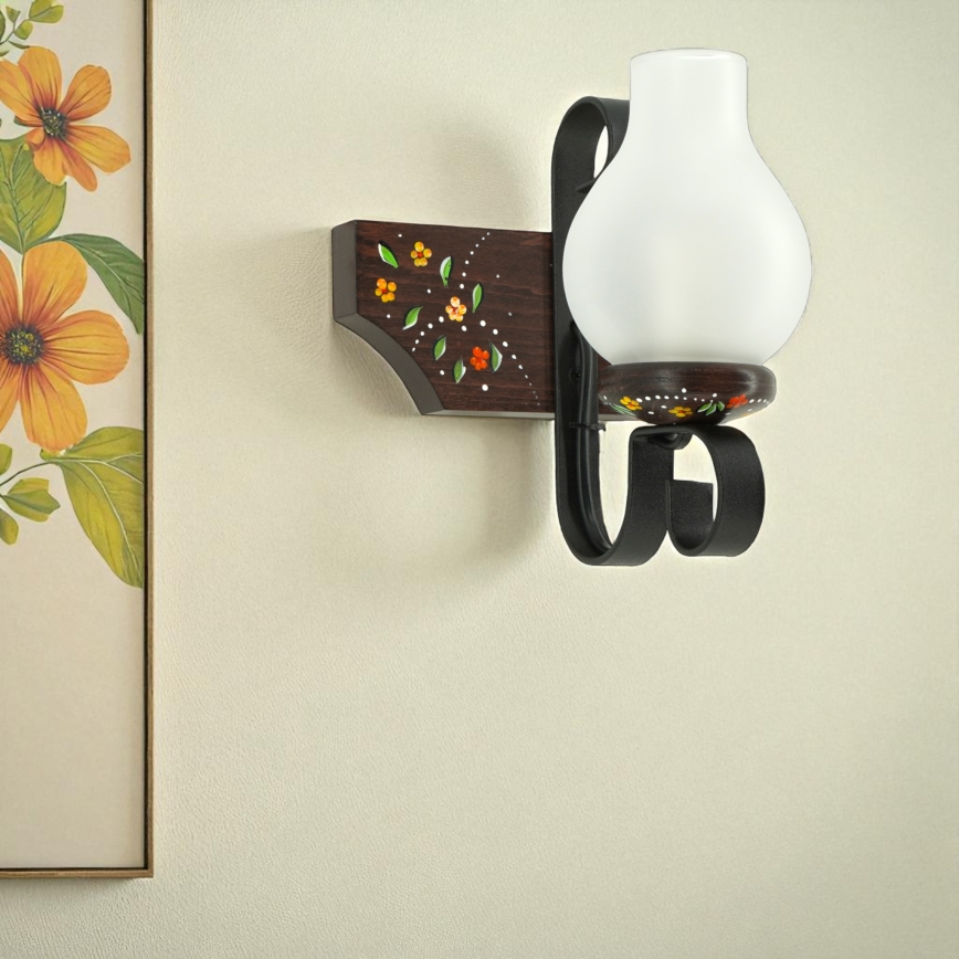 Brilagi - Applique da parete QUEEN 1xE14/40W/230V faggio/wengé