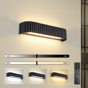 BRILAGI - Applique dimmerabile a LED FALCON MODERN LED/14W/230V 3000-6000K 40 cm nera + telecomando