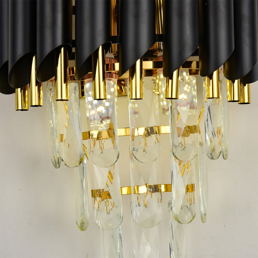 Brilagi - Applique ECLIPSE 2xE14/10W/230V nero/oro