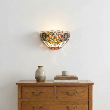 Brilagi - applique in stile Tiffany da parete LUISA 1xE27/40W/230V