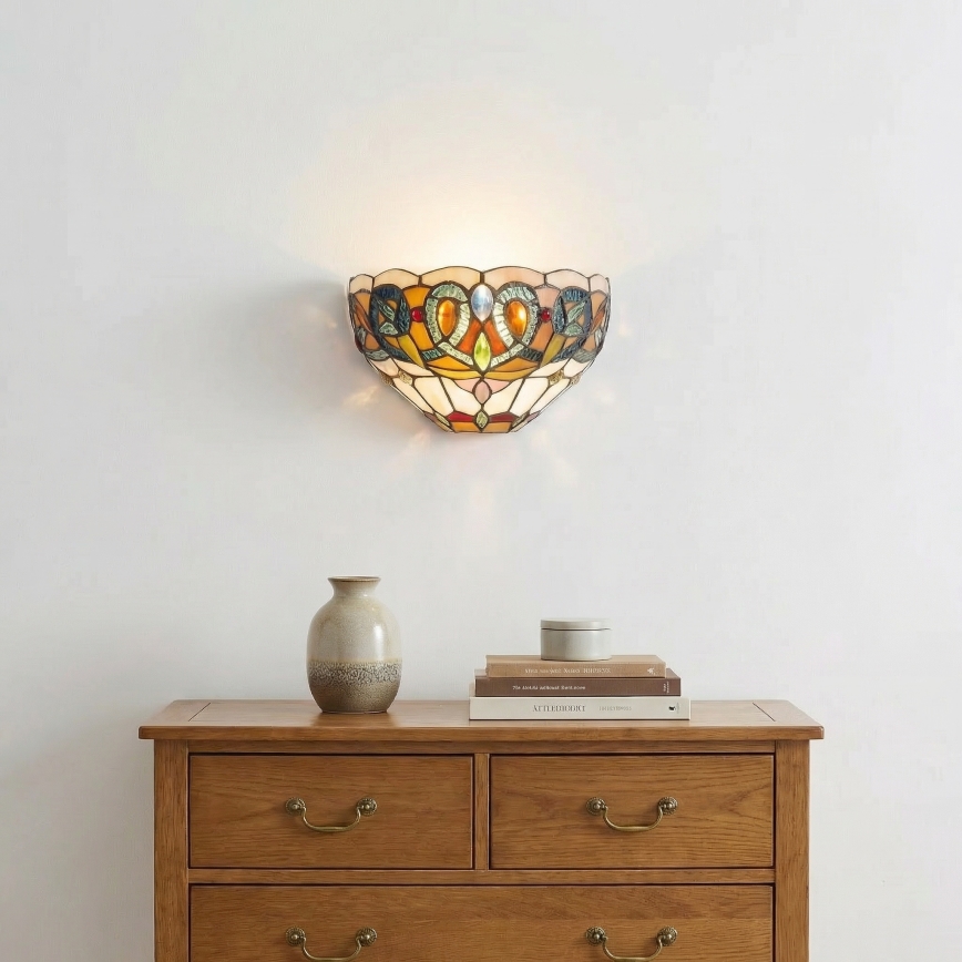Brilagi - applique in stile Tiffany da parete LUISA 1xE27/40W/230V