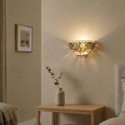 Brilagi - applique in stile Tiffany da parete LUISA 1xE27/40W/230V