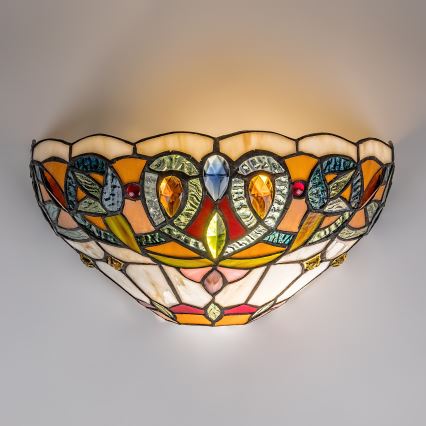 Brilagi - applique in stile Tiffany da parete LUISA 1xE27/40W/230V