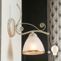 Brilagi - Applique LED ANTICO 1xE27/60W/230V bianco patinato