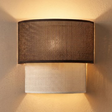 Brilagi - Applique LED BOHO ECO 1xE27/10W/230V marrone/crema