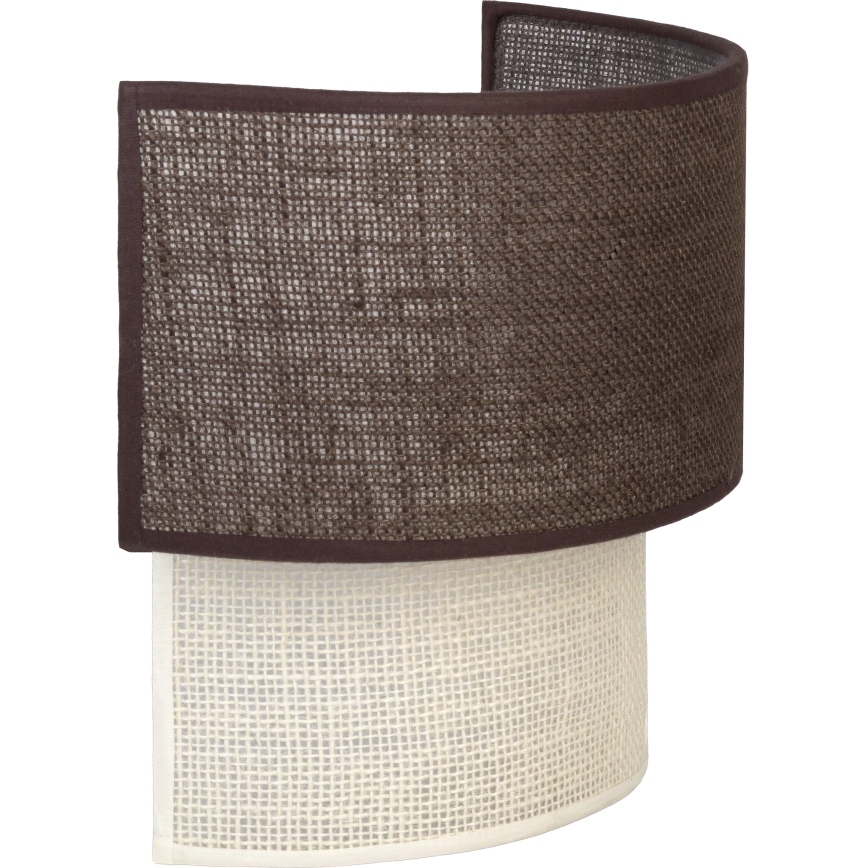Brilagi - Applique LED BOHO ECO 1xE27/10W/230V marrone/crema