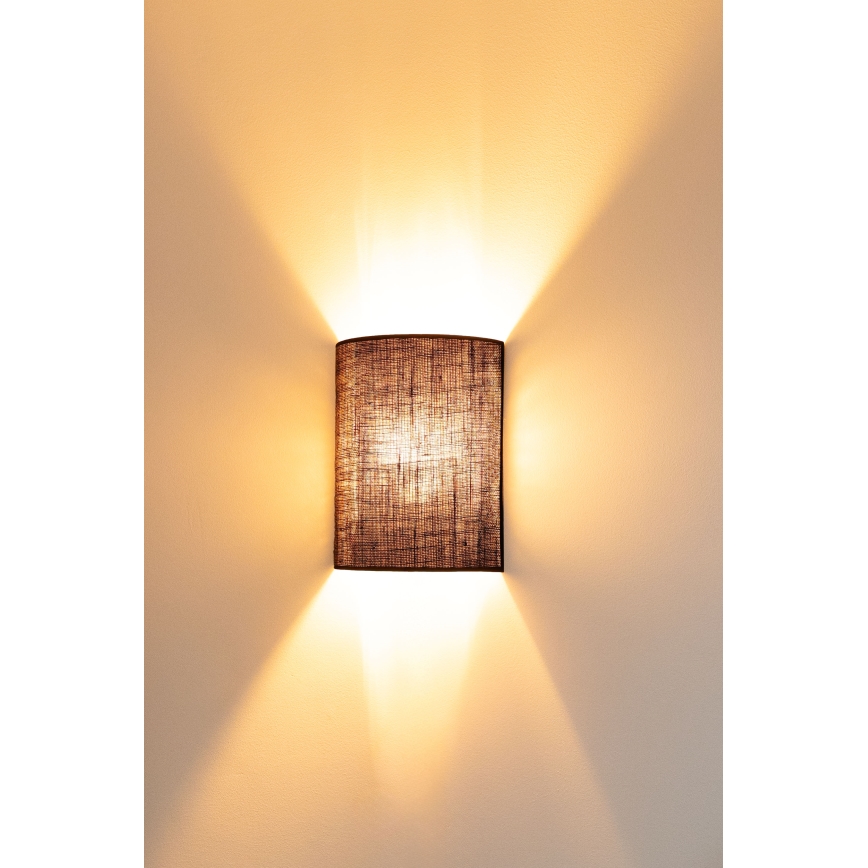 Brilagi - Applique LED BOHO STYLE 1xE27/15W/230V marrone