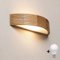 Brilagi - Applique LED CARVALHO MODERN 1xE27/60W/230V rovere