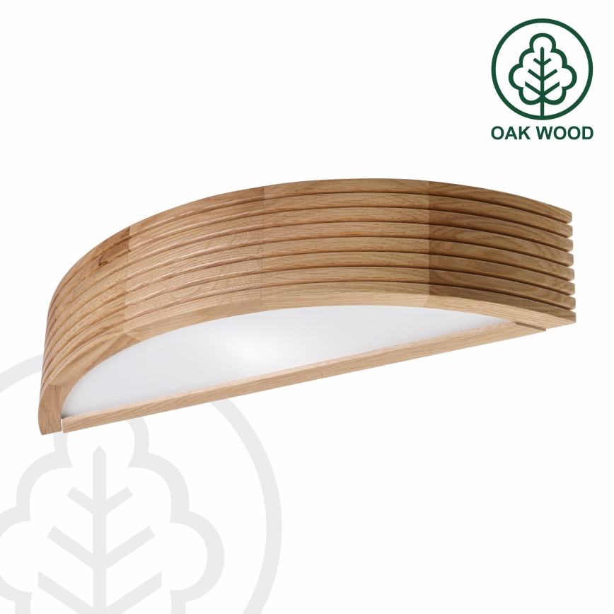 Brilagi - Applique LED CARVALHO MODERN 1xE27/60W/230V rovere