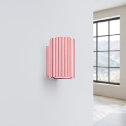 Brilagi - Applique LED CRESTO 1xGU10/10W/230V 10 cm rosa