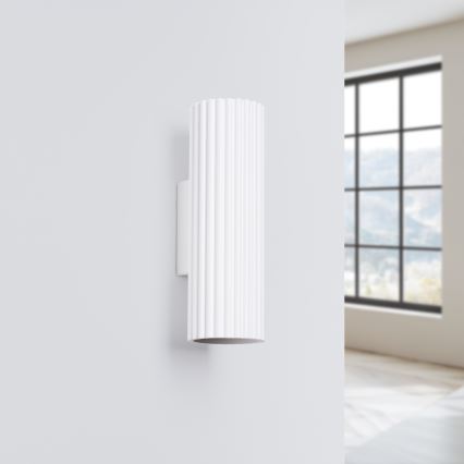 Brilagi - Applique LED CRESTO 2xGU10/10W/230V 20 cm bianca