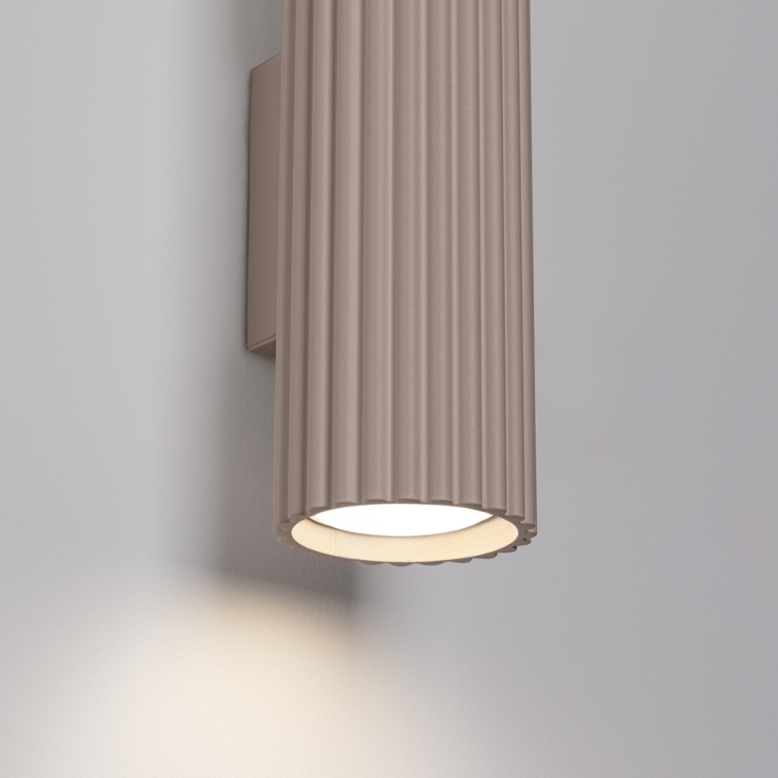 Brilagi - Applique LED CRESTO 2xGU10/10W/230V 20 cm taupe