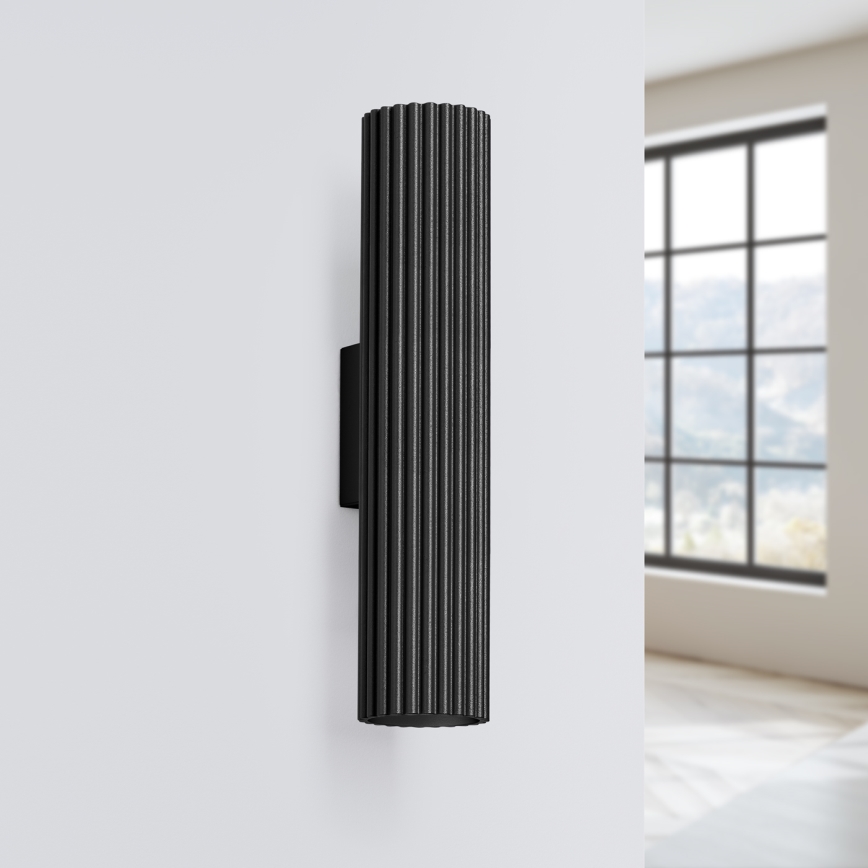 Brilagi - Applique LED CRESTO 2xGU10/10W/230V 30 cm nero